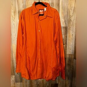 Hypnotic Genes Shirt Mens XXXL Sienna Brown Buddha Graphic Long Sleeve Cotton